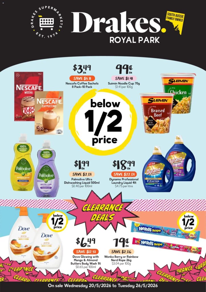 Drakes Royal Park Weekly Specials Catalogue – May 20 2026 Savings Await!