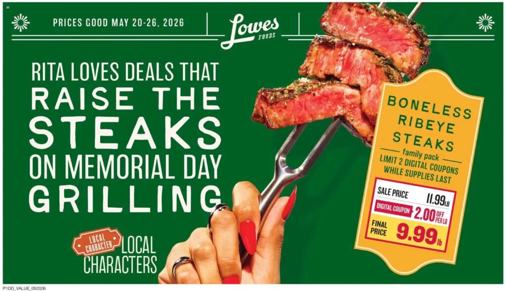 Lowes Foods Weekly Ad This Week May 20 to May 26 2026 - Top Savings! 8 Lowes Foods Weekly Ad This Week May 20 to May 26 2026 – Top Savings!