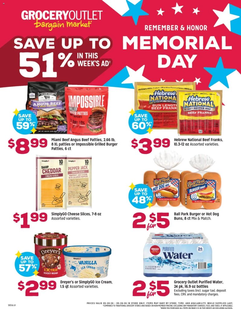 Grocery Outlet Weekly Ad This Week May 20 to May 26 2026 – Huge Savings!