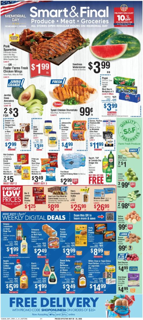 Smart & Final Weekly Ad This Week: Unmissable Savings May 20 to May 21 2026