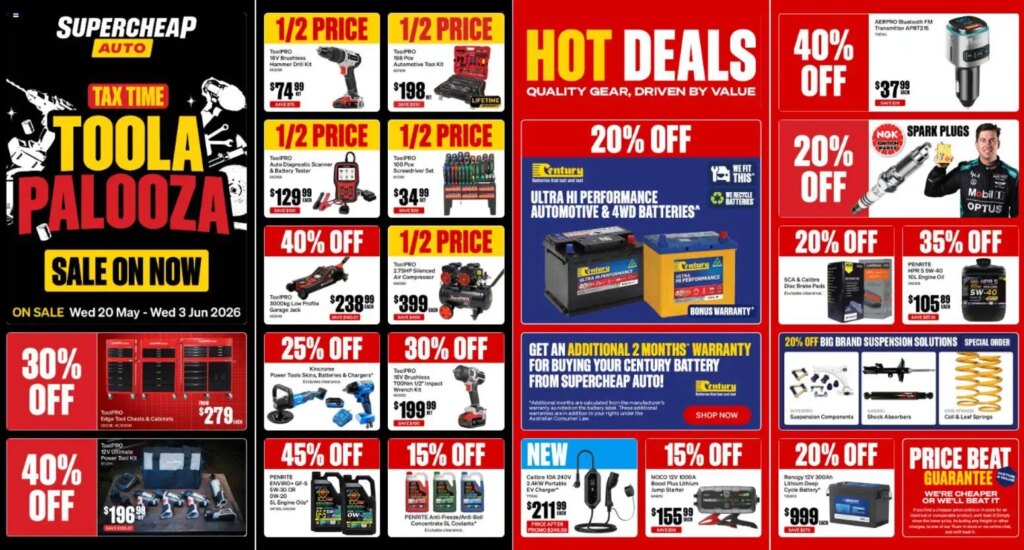 Supercheap Auto Catalogue This Week: Hot Deals May 20 2026!