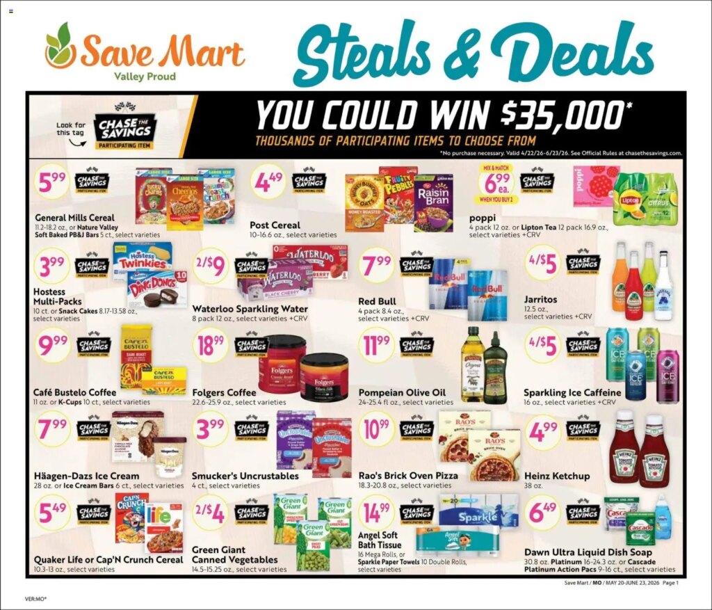 Save Mart Big Book of Savings This Week: May 20 to June 23 2026 Offers!