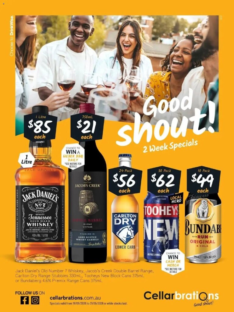 Cellarbrations Catalogue This Week: May 17 Specials and Offers!