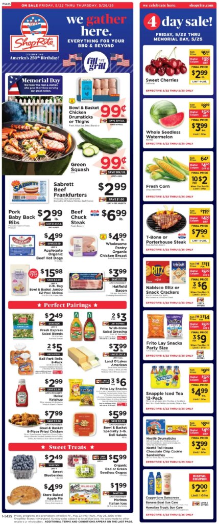 ShopRite Weekly Ad This Week: Amazing Deals May 22 to May 28 2026!