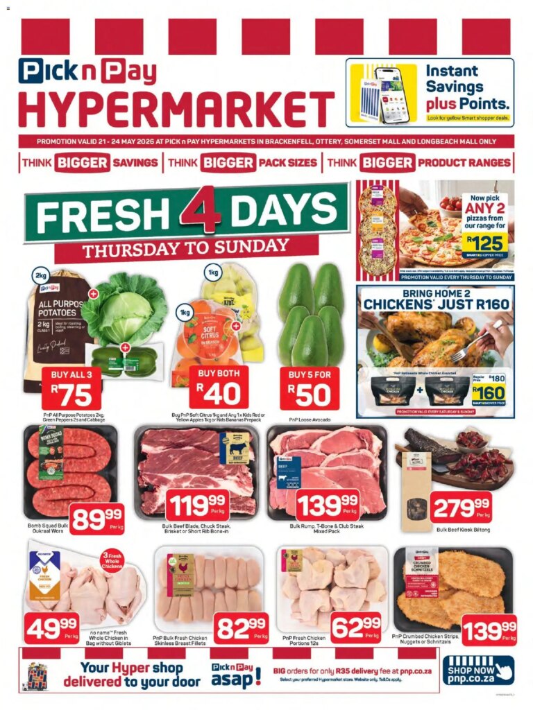 Pick n Pay Western Cape - Hypermarket Fresh Specials Starting 21 May 2026 10 Pick n Pay Western Cape – Hypermarket Fresh Specials Starting 21 May 2026