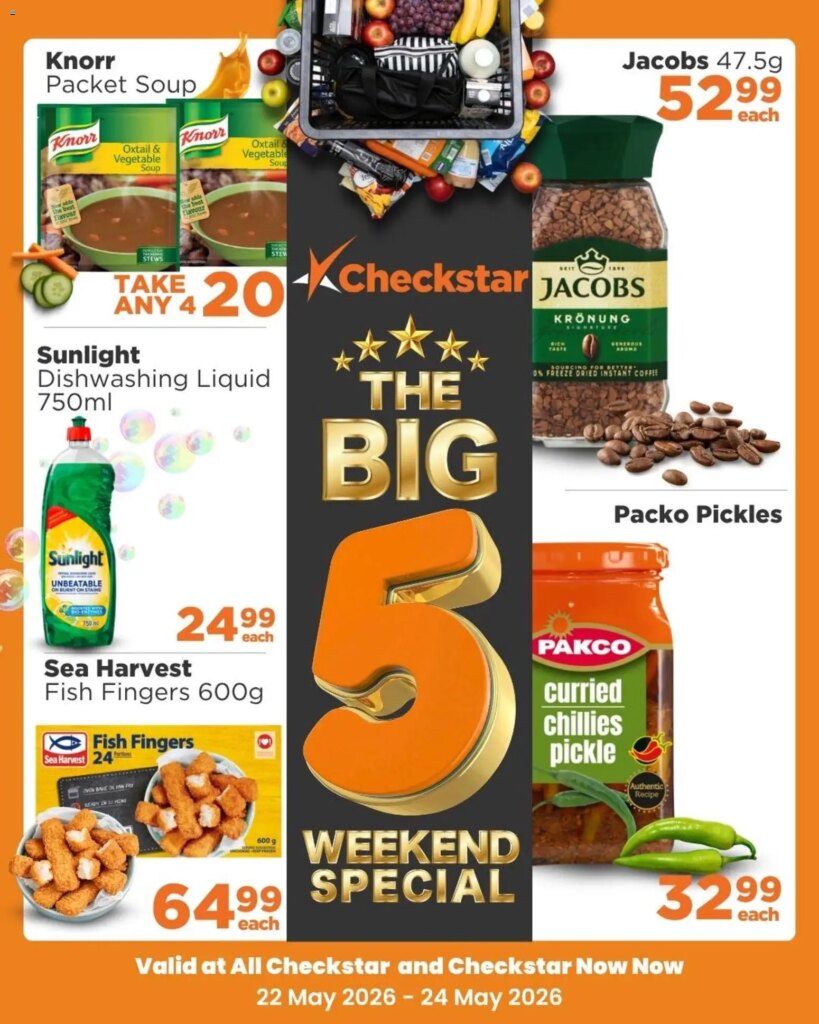 Massive Savings at Check Star The Big 5 Weekend Special This Week, 22 May 2026! 3 Massive Savings at Check Star The Big 5 Weekend Special This Week, 22 May 2026!