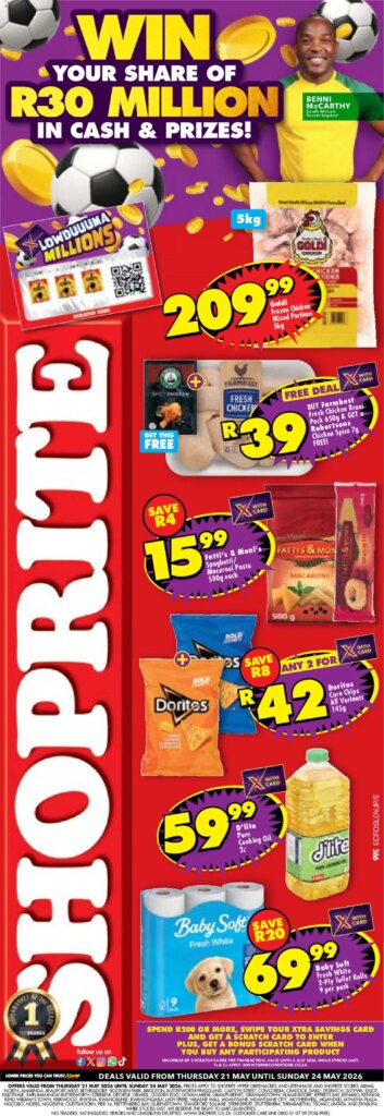 Shoprite – Eastern Cape Low Price Lowduuuma Exclusive: Specials This Week 21 May 2026