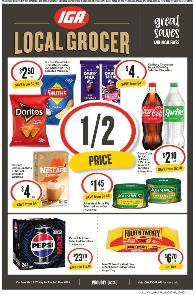 IGA Local Grocer QLD Catalogue This Week: May 20 2026 Deals & Offers! 6 IGA Local Grocer QLD Catalogue This Week: May 20 2026 Deals & Offers!