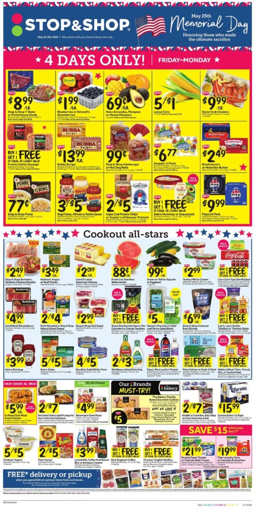 Stop & Shop Weekly Offers This Week: May 22 to May 28 2026