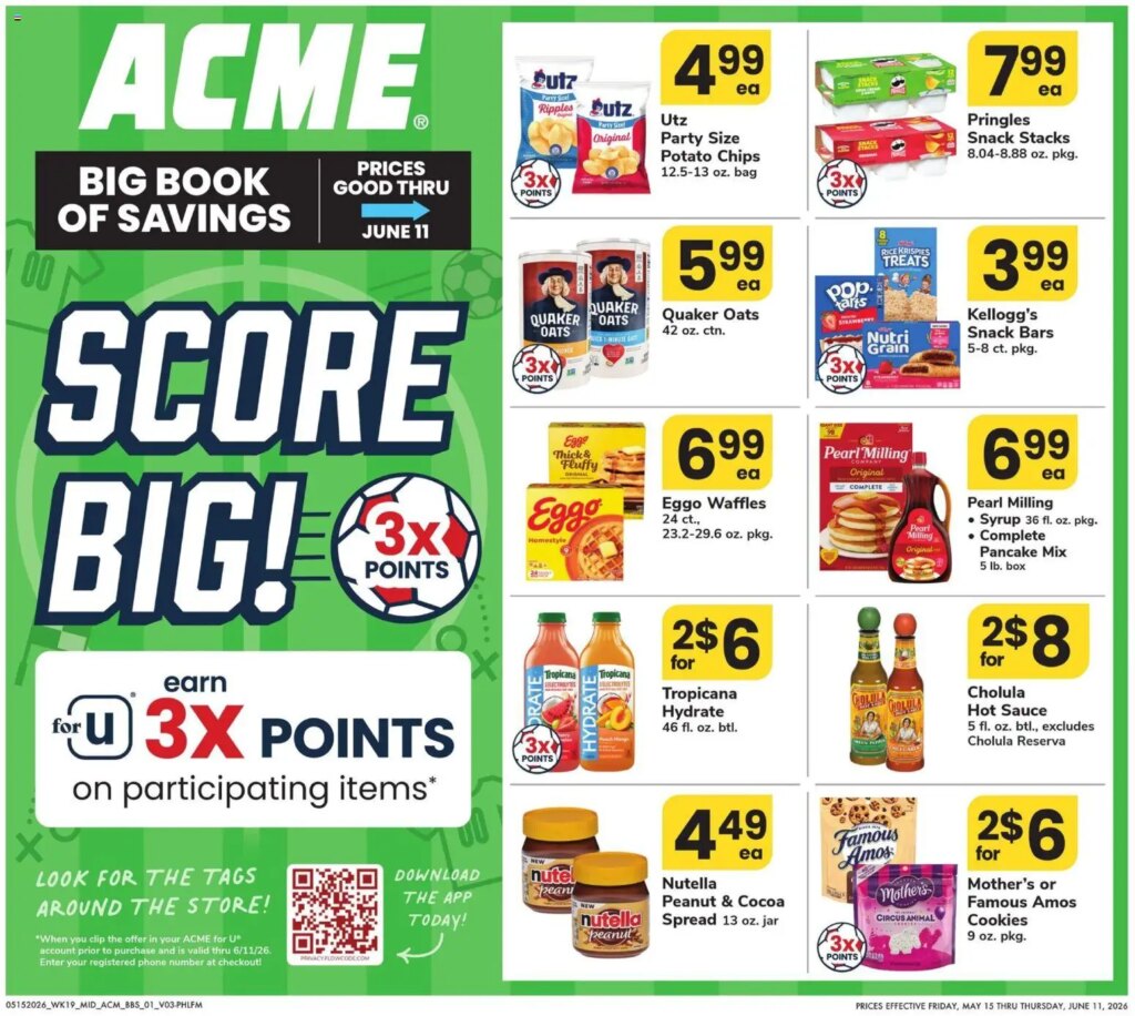 Acme Big Book of Savings This Week: Hot Deals May 15 to June 11 2026! 7 Acme Big Book of Savings This Week: Hot Deals May 15 to June 11 2026!