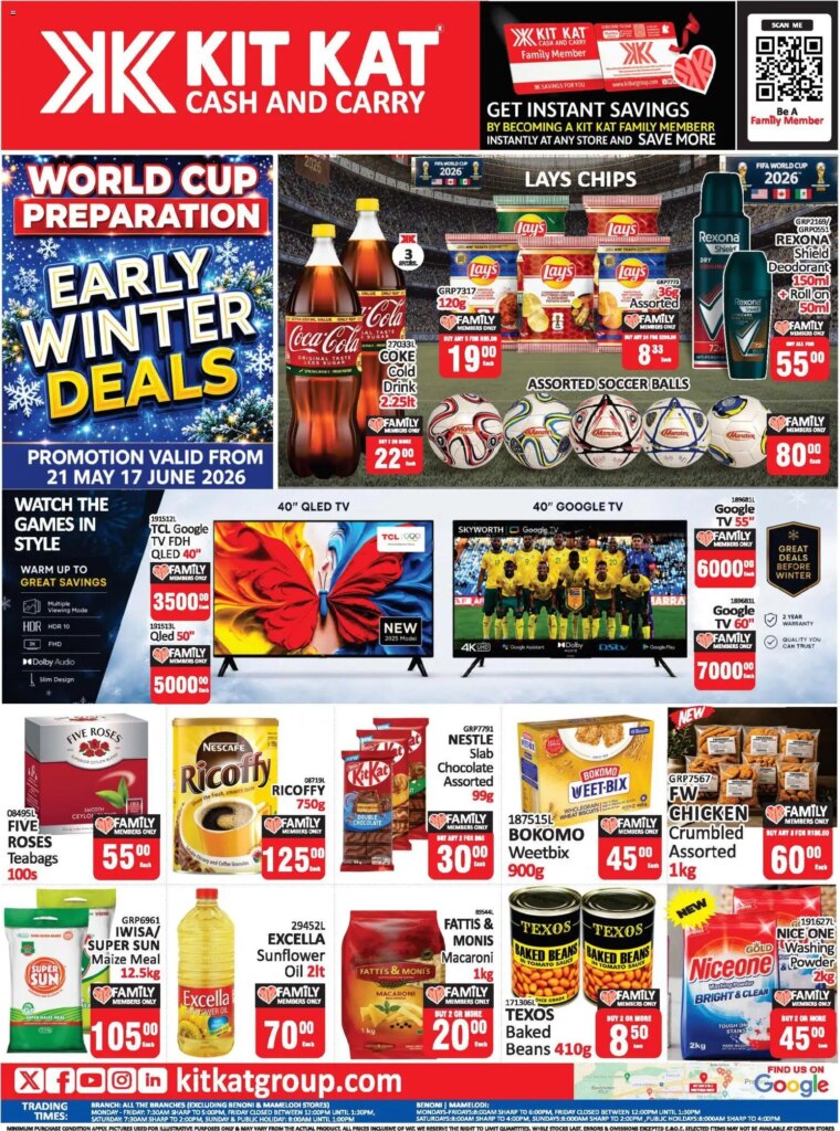 KIT KAT Cash & Carry – Early Winter Deals Starting 21 May 2026 – Special This Week!