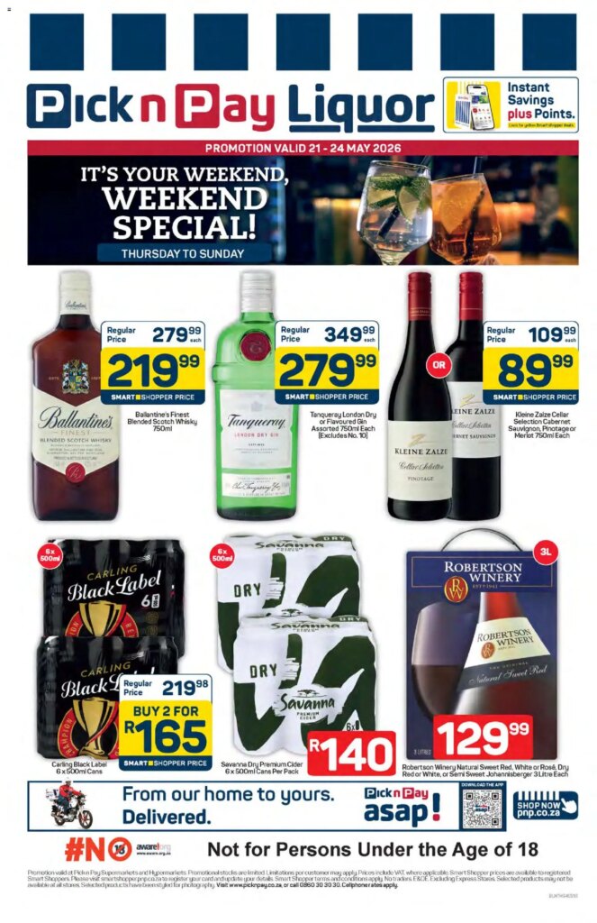 Pick n Pay Liquor Weekend Specials: Incredible Deals on 21 May 2026!