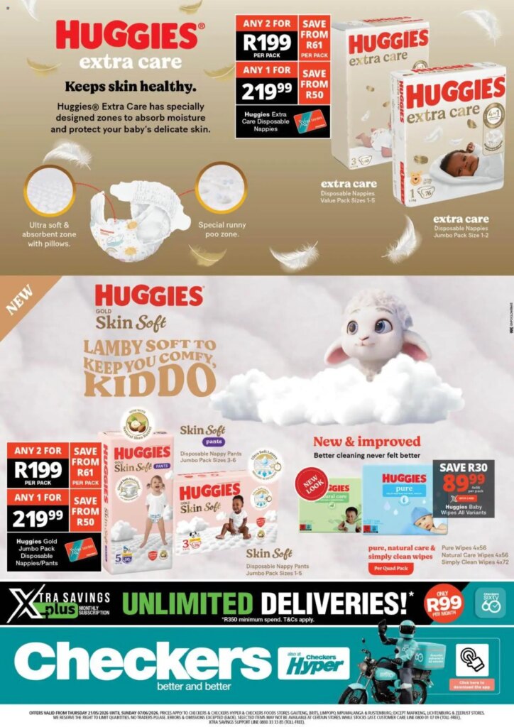 Huggies Promotion at Checkers – Gauteng: Special This Week, 21 May 2026
