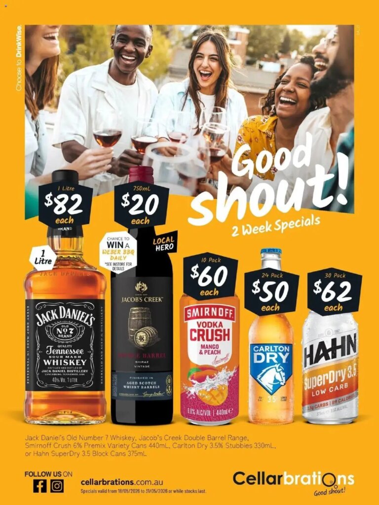 Cellarbrations Catalogue This Week: May 17 Deals & Specials! 7 Cellarbrations Catalogue This Week: May 17 Deals & Specials!