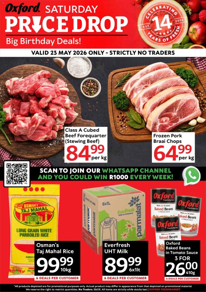 Massive Savings at Oxford Freshmarket Price Drop – 23 May 2026 Special This Week!