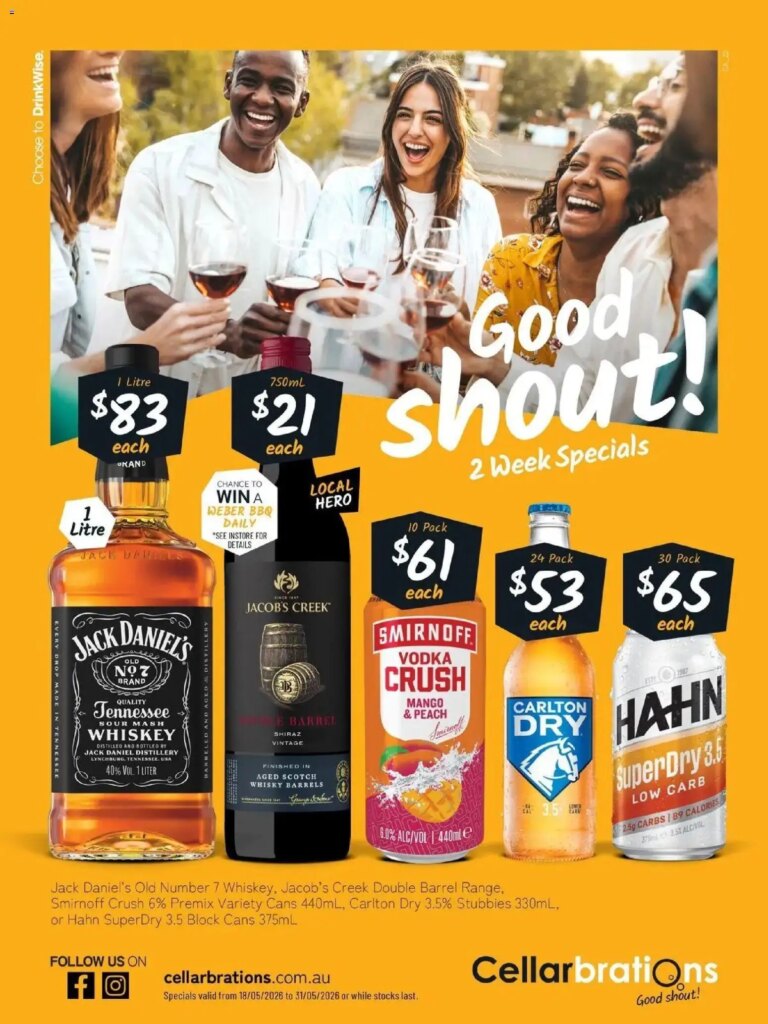 Cellarbrations Catalogue This Week: May 17 Deals and Specials! 6 Cellarbrations Catalogue This Week: May 17 Deals and Specials!