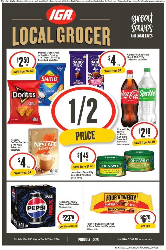 IGA Local Grocer NSW Catalogue This Week: Unbeatable Deals May 20 2026 3 IGA Local Grocer NSW Catalogue This Week: Unbeatable Deals May 20 2026