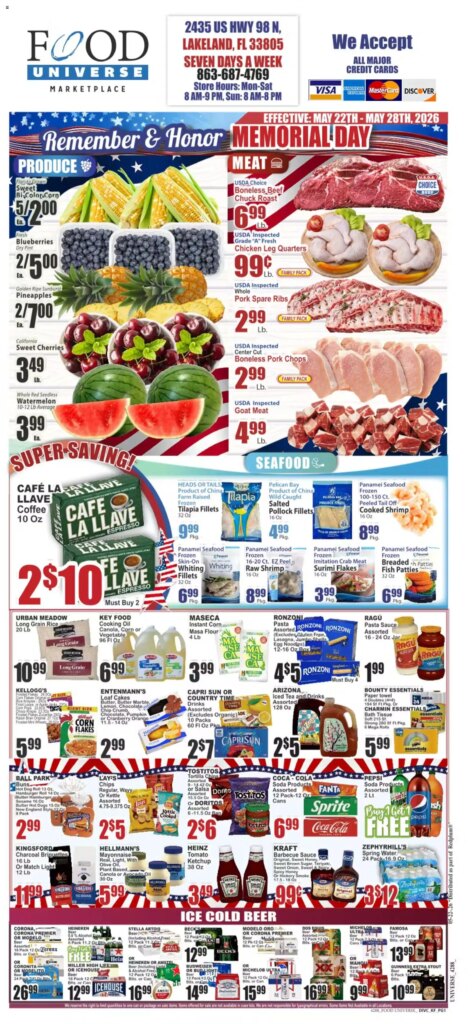 Food Universe Weekly Ad This Week May 22 to May 28 2026 – Great Savings Await!