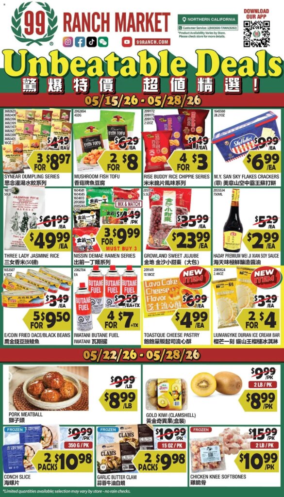 99 Ranch Market Weekly Ad This Week: May 22 to May 28 2026 Savings Await!
