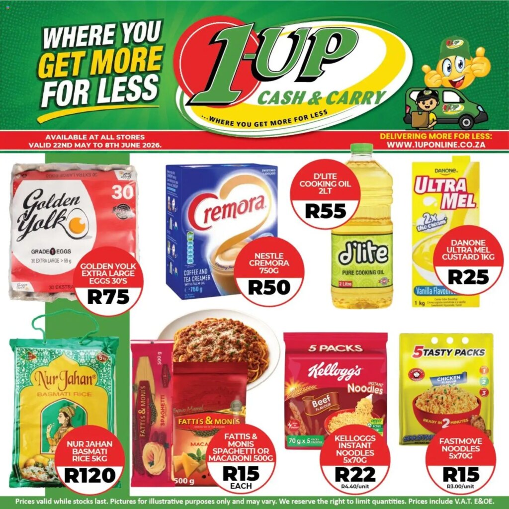 Unmissable 1UP Cash & Carry Specials | 22 May 2026 Savings Await!