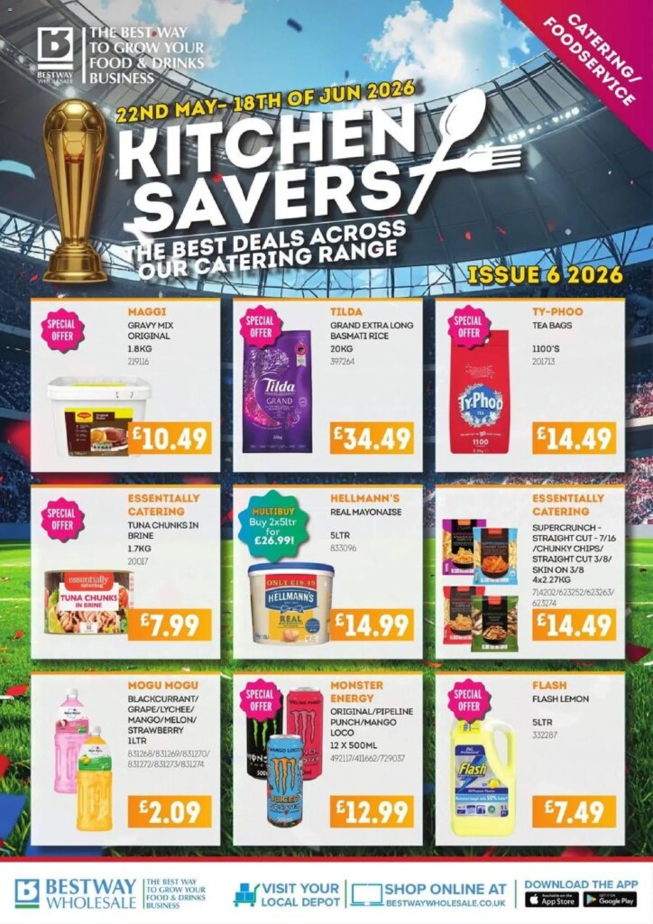 Bestway Offers Online: Tailored Deals for Catering Businesses – 22 May 2026