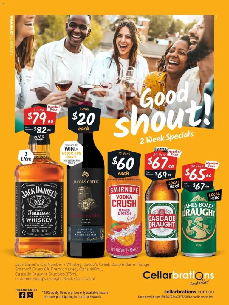 Cellarbrations Catalogue This Week: May 17 Deals and Specials! 5 Cellarbrations Catalogue This Week: May 17 Deals and Specials!