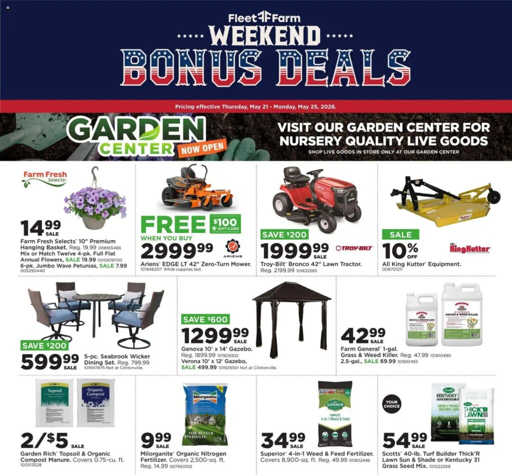 Mills Fleet Farm Weekend Offers May 21 to May 24 2026 – Don’t Miss Out!