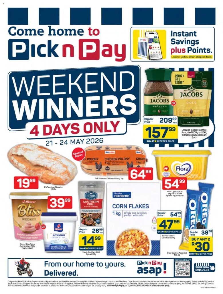 Grab Weekend Specials at Pick n Pay Inland Provinces – 21 May 2026!