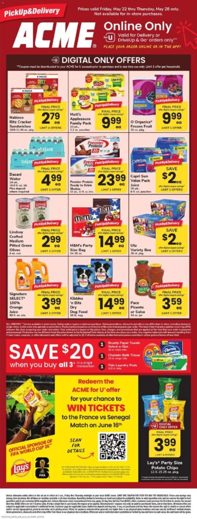 Acme Specialty Publication Flyer This Week: May 22 to May 28 2026 Deals Inside! 4 Acme Specialty Publication Flyer This Week: May 22 to May 28 2026 Deals Inside!