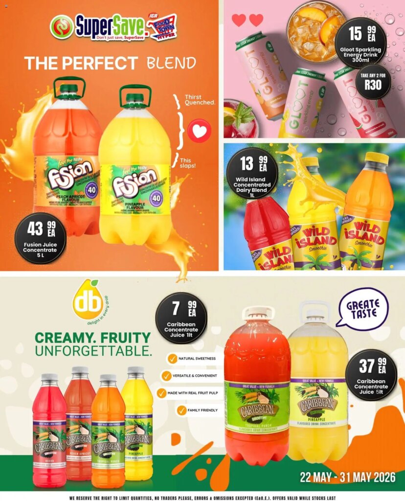 Bigger Flavour, Better Value! Super Save Special This Week: 22 May 2026