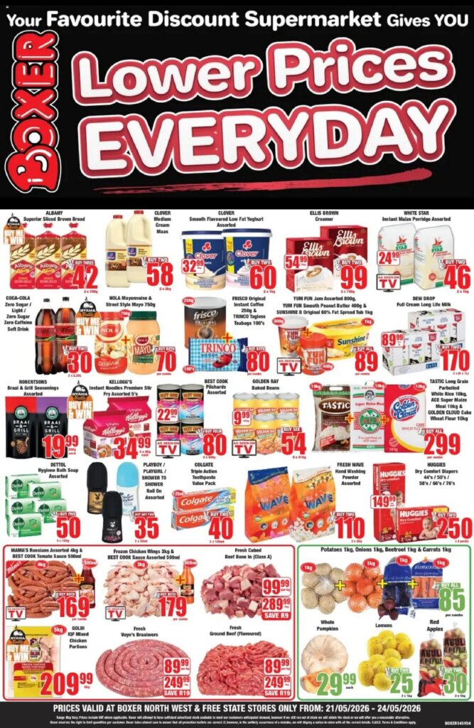 Boxer Free State, North West - Weekend Specials from 21 May 2026 9 Boxer Free State, North West – Weekend Specials from 21 May 2026