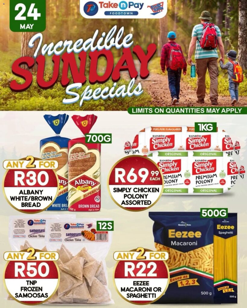 Unmissable Take n Pay Sunday Specials: 24 May 2026 Savings Await! 6 Unmissable Take n Pay Sunday Specials: 24 May 2026 Savings Await!