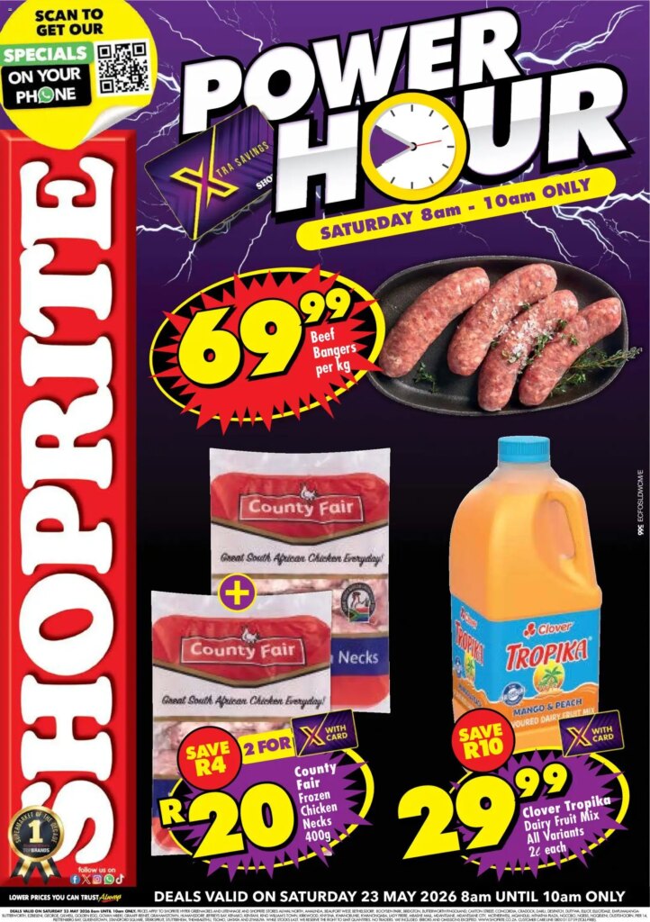 Shoprite - Eastern Cape Power Hour Deal Drop: Special This Week 23 May 2026 4 Shoprite – Eastern Cape Power Hour Deal Drop: Special This Week 23 May 2026
