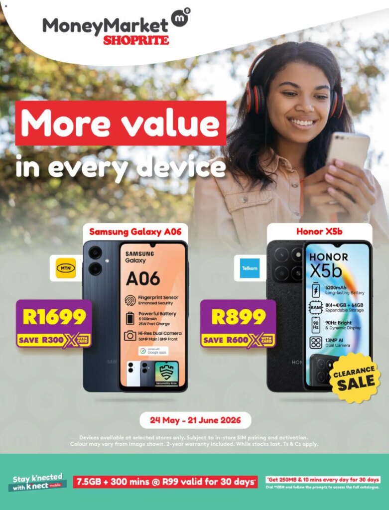Shoprite – Money Market Deals Specials This Week: 24 May 2026 Catalogue