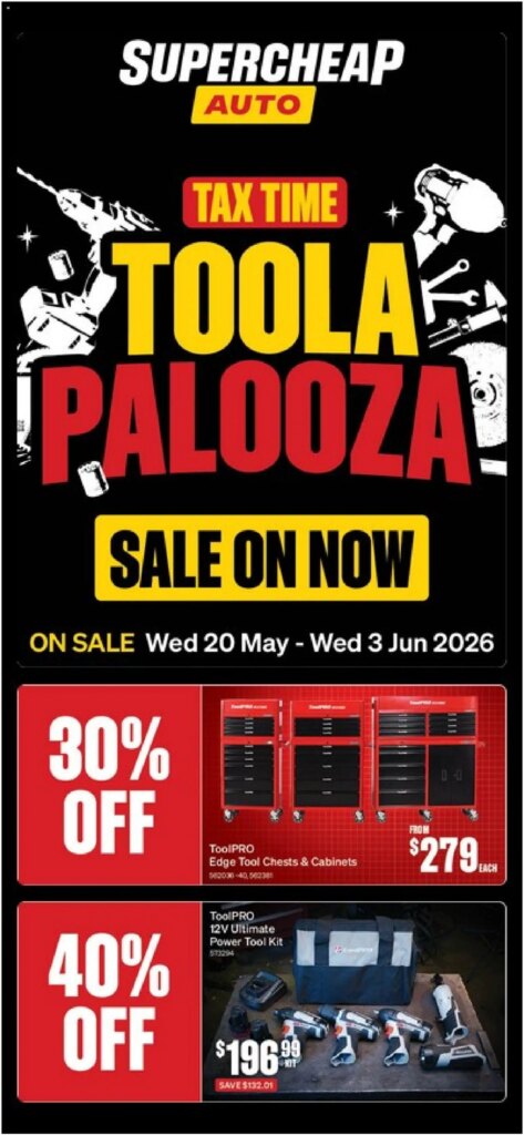 Supercheap Auto Catalogue This Week: May 20 2026 Deals & Specials
