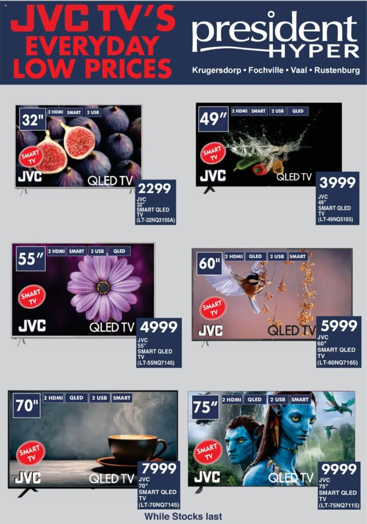 Grab Your JVC TV Specials at President Hyper This Week – 25 May 2026!