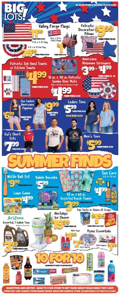 Big Lots Weekly Ad This Week: Amazing Offers May 24 to June 6 2026