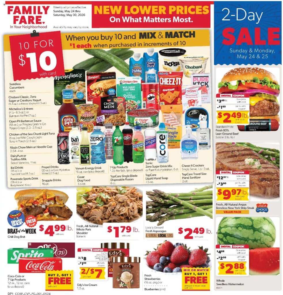 Family Fare Weekly Ad This Week: Exciting Offers May 24 to May 30 2026