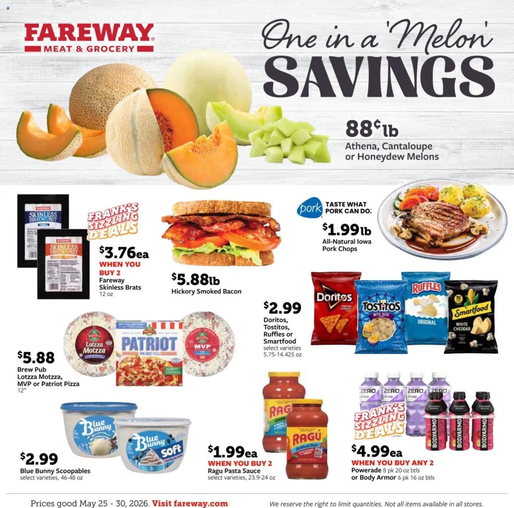 Fareway Weekly Ad This Week: Exciting Deals May 25 to May 30 2026!