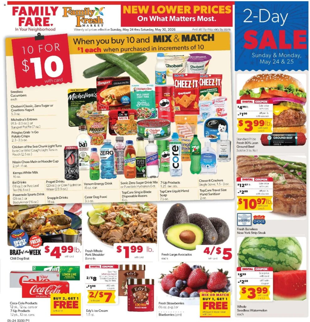 Family Fare Weekly Ad This Week: Best Deals May 24 to May 30 2026!