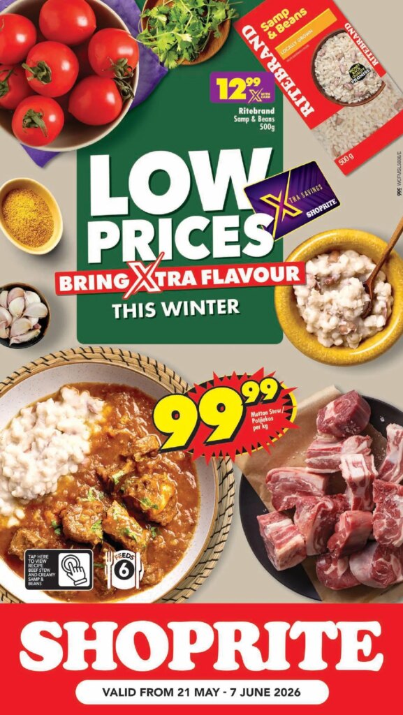 Shoprite – Western Cape Affordable Winter Meals Special This Week 21 May 2026
