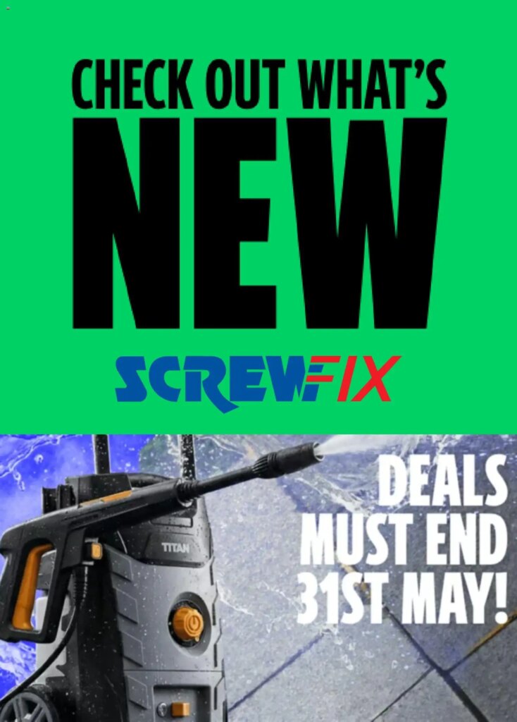 Screwfix catalogue: Special Offers Online from 25 May 2026