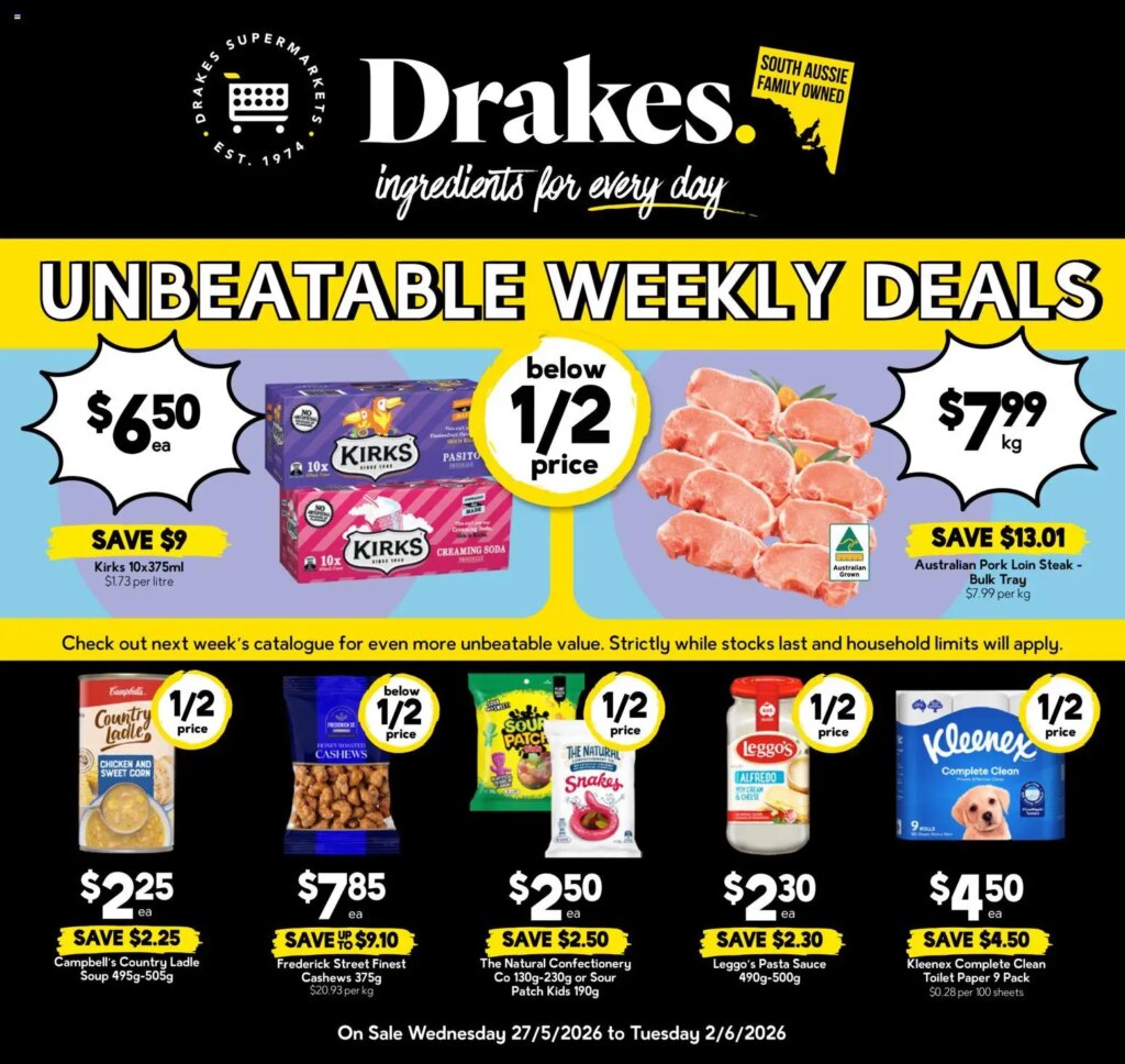 Drakes Catalogue This Week: Exclusive Deals for May 27 2026!