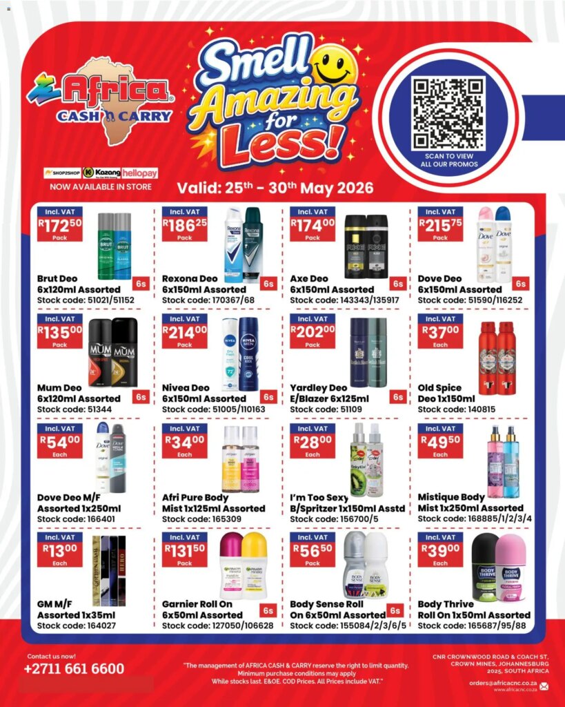 Massive Savings Await at Africa Cash & Carry Monday Promo – 25 May 2026!
