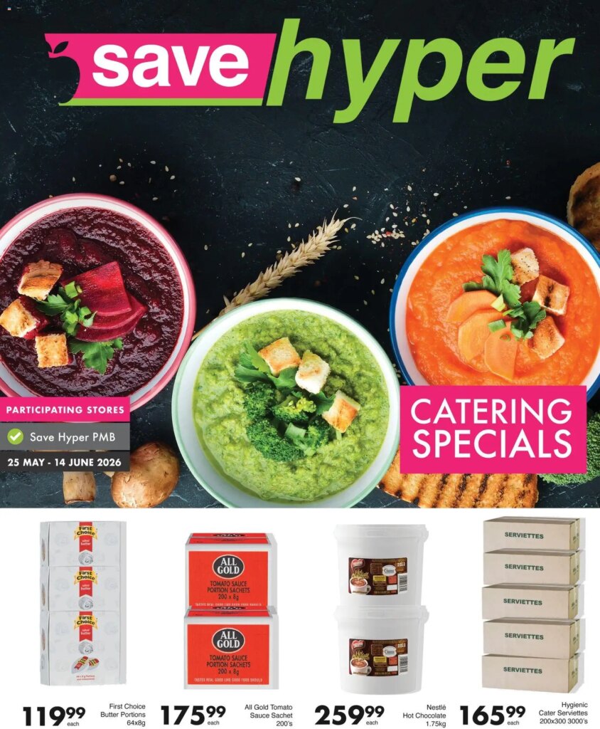 Amazing Save Catering Specials Available Now – Don’t Miss Out! 25 May 2026