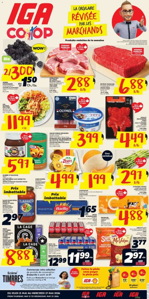 IGA Weekly Flyer: Specials This Week Starting 21 May 2026!