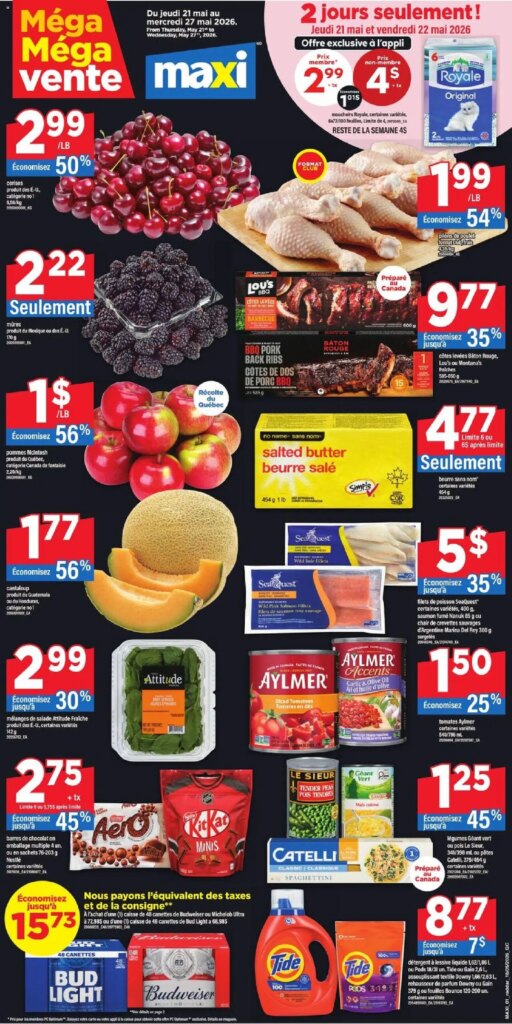 Maxi weekly flyer / circulaire: Specials This Week from 21 May 2026!