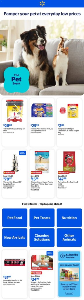 Walmart flyer – The Pet Event: Special This Week from 30 April 2026