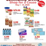 HyVee Community Giving Flyer This Week: May 1 to May 31 2026 Savings!