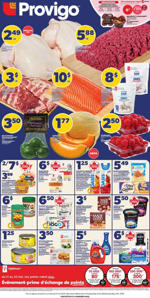 Provigo Weekly Flyer: Exceptional Specials This Week from 21 May 2026